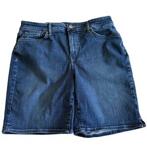 NYDJ Women's Sz 12 Ella Medium Wash Blue Jeans Shorts